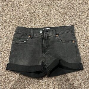 Levi's Women's Black Jean Shorts